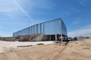 Structure métallique pour le bâtiment des ateliers industriels en Uruguay