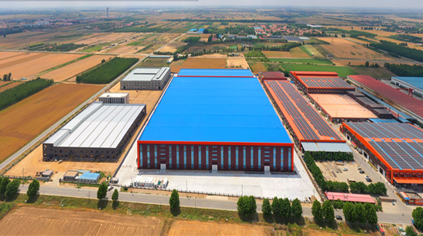 Construire une structure en acier pour industriel