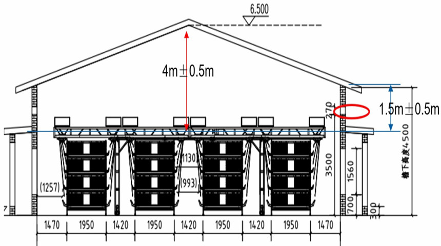 Plan de section de la maison