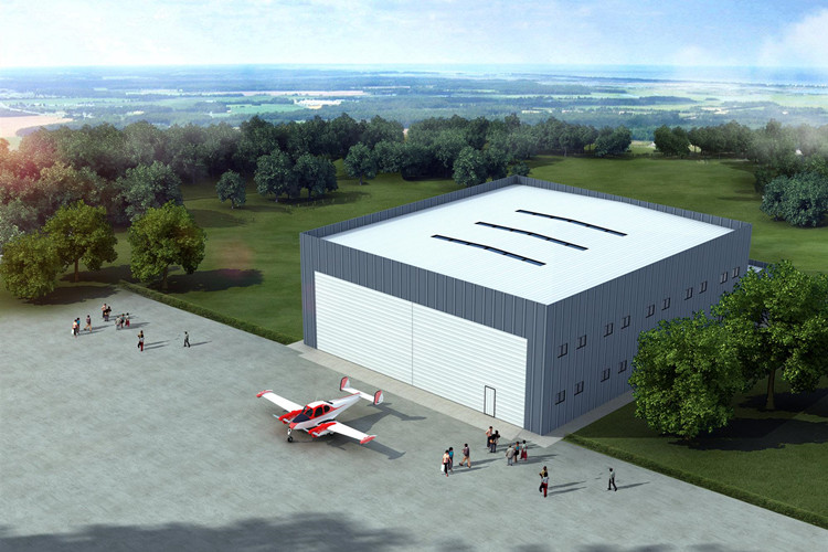 B&acirc;timent de hangar en acier