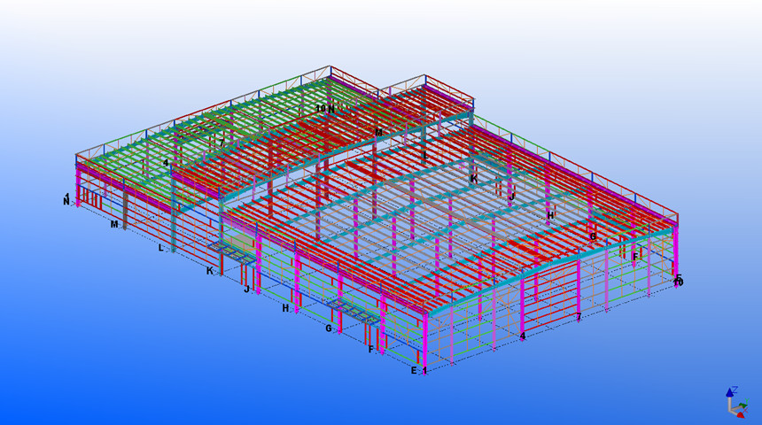 B&acirc;timent de structure en acier