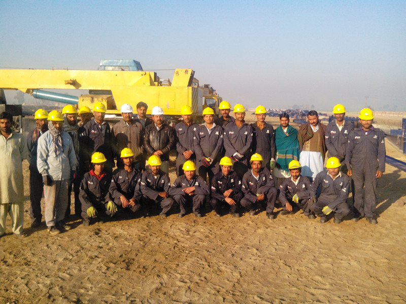 &eacute;quipe d'installation