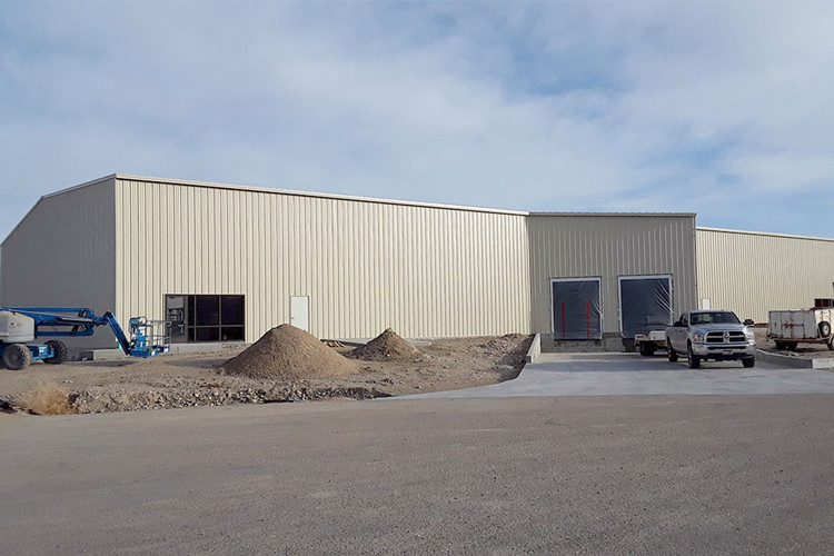 Construction de l'entrep&ocirc;t