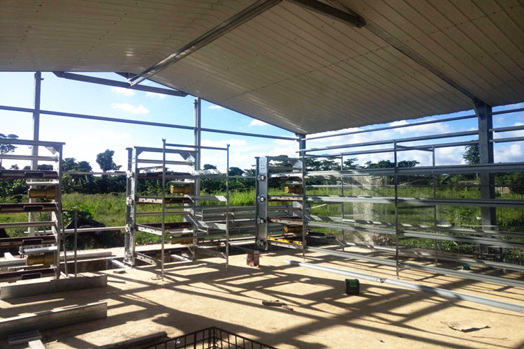 Ferme de poulet en couche