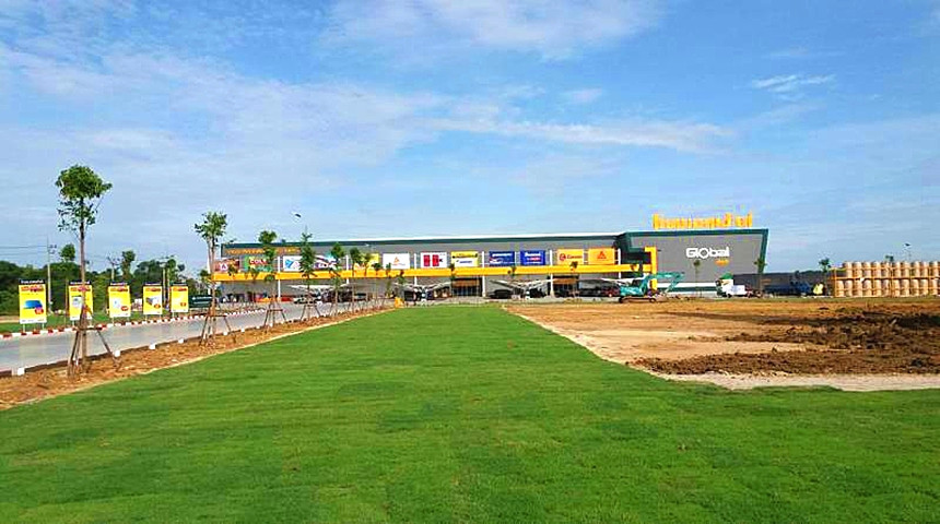 Structure en acier de l'entrep&ocirc;t