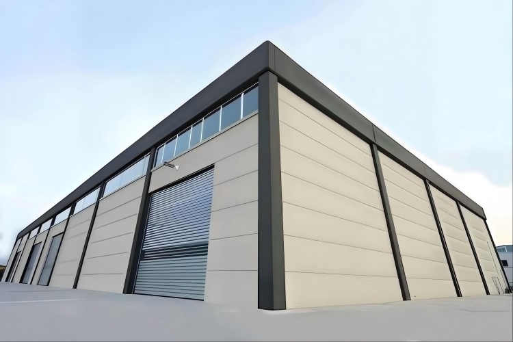 Projet de construction de structure en acier pour entrepôt