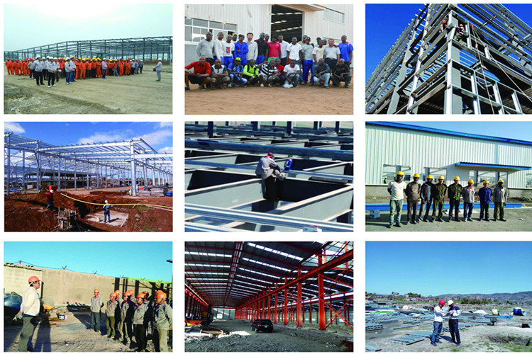 ISO Certificated Industrial Steel Building for Workshop