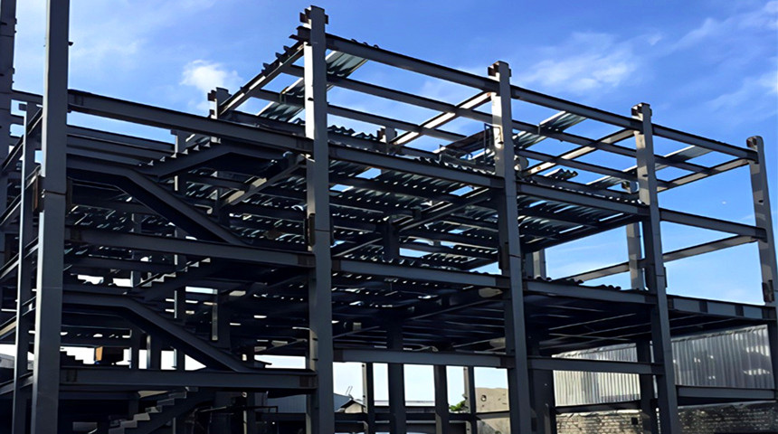 Bâtiment de structure en acier à plusieurs étages pour l'usine de transformation des aliments aux Maldives