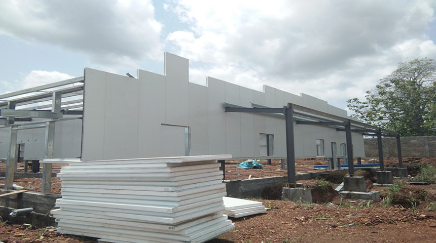 Panneau mural sandwich en acier