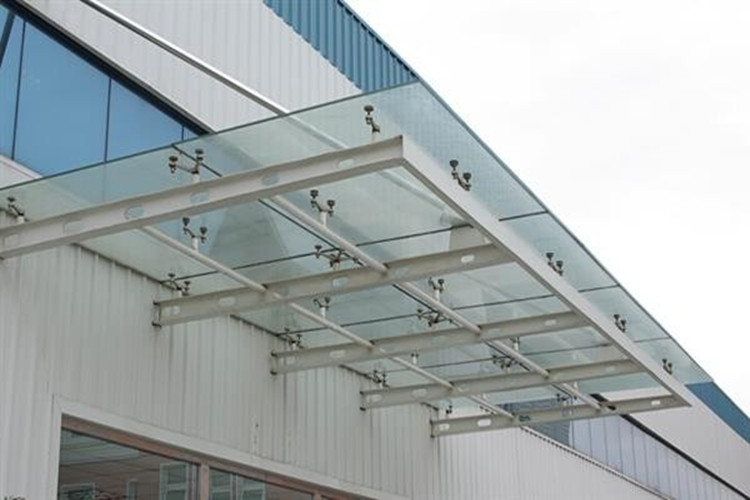 Bâtiment en acier avec murs de rideau en verre à cadre en aluminium extérieur pour la construction