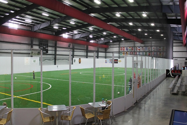 b&acirc;timent de football int&eacute;rieur