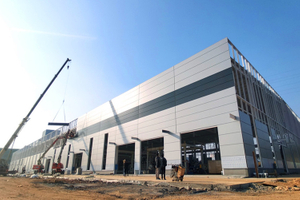 Bâtiment de structure en acier industriel pour l'atelier d'usine et l'entrepôt de stockage