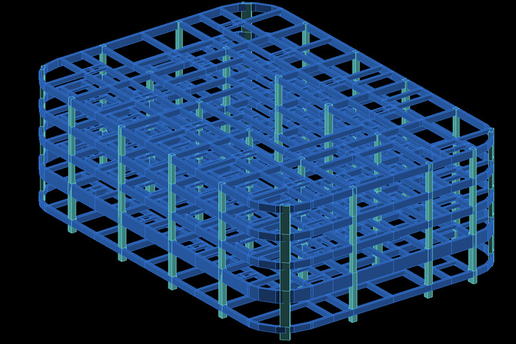 Structure de cadre en acier à plusieurs étages pour l'atelier de production