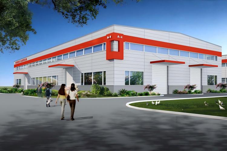 b&acirc;timent d'usine