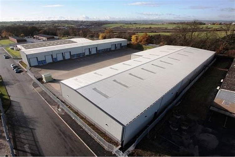 Structure en acier de l'entrep&ocirc;t