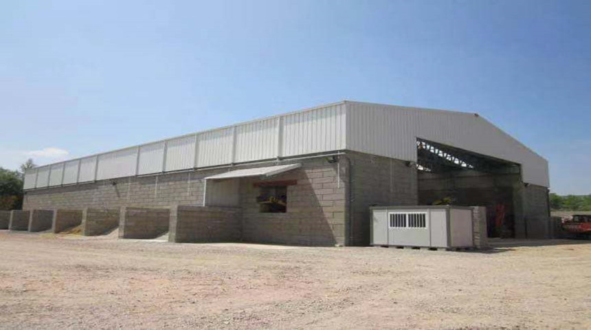 Atelier de structure en acier léger au Botswana