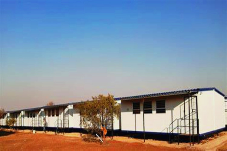 Conception de la maison de structure en acier clair pour une salle de classe modulaire