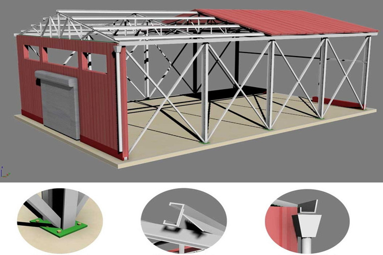 Construction de l'entrep&ocirc;t