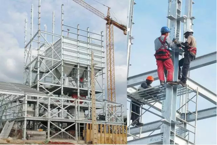 Structure en acier galvanis&eacute;