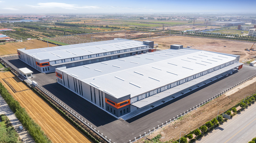 Projet d'ateliers en acier