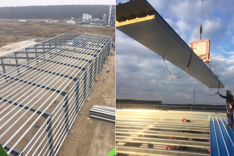 Atelier en acier isol&eacute;