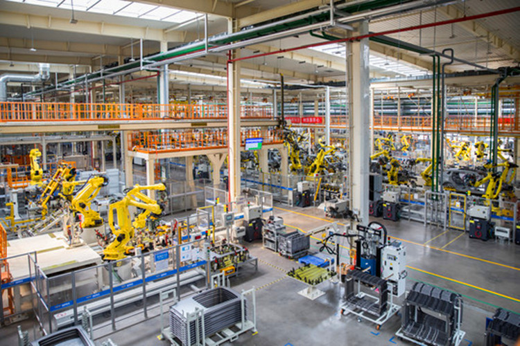 Atelier de structure en acier