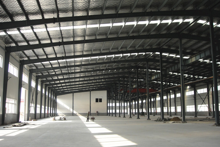Structure en acier personnalisée d'entrepôt léger avec dessin CAO