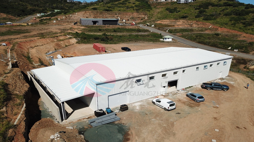 Structure en acier de l'entrep&ocirc;t