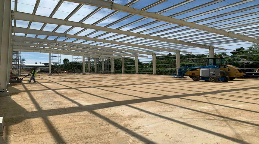 cadre en acier peint