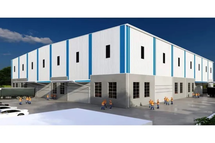 Coordination des services publics du b&acirc;timent de l'usine sid&eacute;rurgique